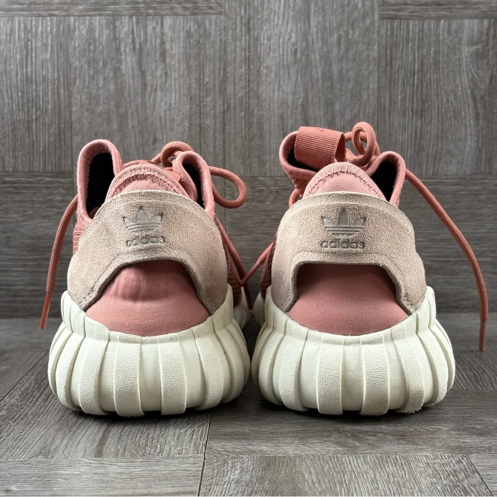 Adidas Women’s Tubular Doom Sock Running Shoe Size 6.5 Raw Pink Knit Material - Picture 16 of 16